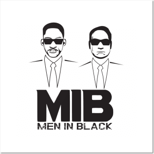 Men in black Posters and Art